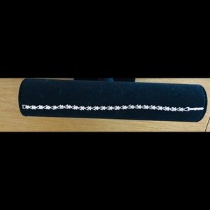 Brand New Avon Silver-Tone & CZ Tennis Bracelet